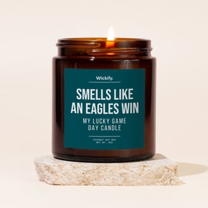 Smells Like An Eagles Win Candle, Eagles Candle, Eagles Gifts, Eagles Merch, Eagles Football, Eagles Decor, Game Day