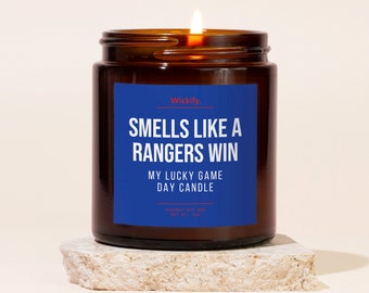 Smells Like A Rangers Win Candle, Rangers Candle, Rangers Gifts, Rangers Merch, Rangers Hockey, Rangers Decor