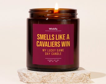 Smells Like A Cavaliers Win Candle, Cavaliers Candle, Cavaliers Gifts, Cavaliers Merch, Cavs Basketball, Kings Decor, Game Day