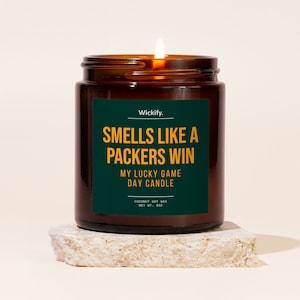 Smells Like A Packers Win Candle, Packers Candle, Packers Gifts, Packers Merch, Packers Football, Packers Decor, Packer Game Day
