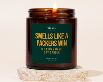 Smells Like A Packers Win Candle, Packers Candle, Packers Gifts, Packers Merch, Packers Football, Packers Decor, Packer Game Day