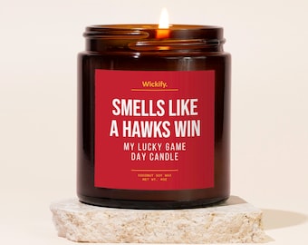 Smells Like A Hawks Win Candle, Hawks Candle, Hawks Gifts, Hawks Merch, Hawks Basketball, Hawks Decor, Game Day