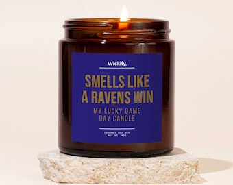 Smells Like A Ravens Win Candle, Ravens Candle, Ravens Gifts, Ravens Merch, Ravens Football, Ravens Decor, Game Day