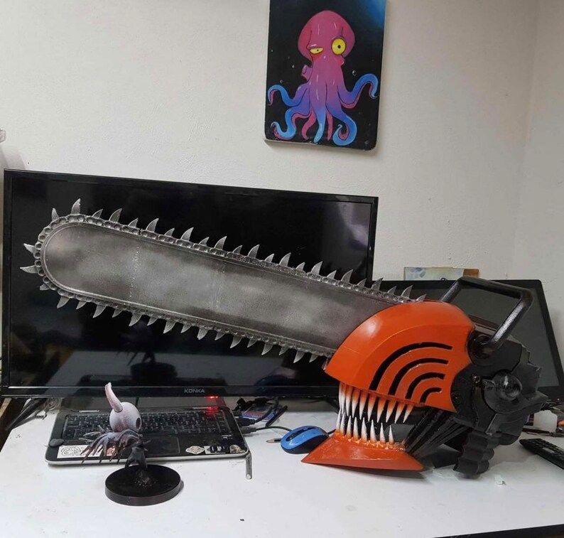 Chainsaw Man Helmet Etsy