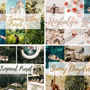 16 Endless Summer Vibe Bundle Lightroom Presets | Travel Portrait and Lifestyle Mobile Presets | Photo Editing Presets | Photo Editing Tools