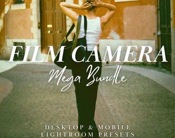 Más de 140 presets de Lightroom para películas: looks vintage, retro, desechables y de ensueño para bodas (móvil y ordenador).