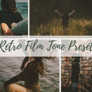5 Retro Film Tone Lightroom Presets | Travel Portrait and Lifestyle Mobile Presets | Photo Editing Presets | Photo Editing Tools