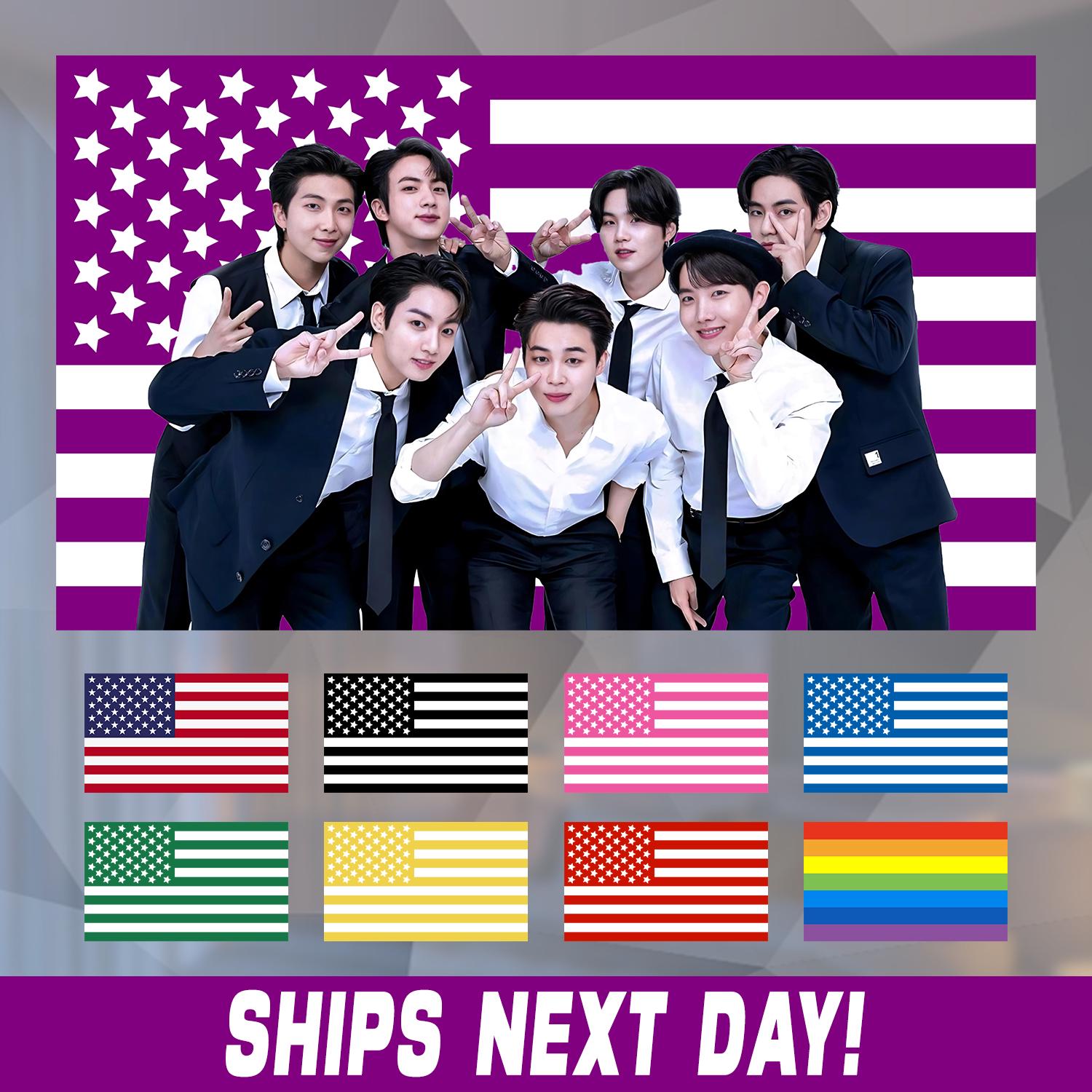 Bts Flag - Etsy