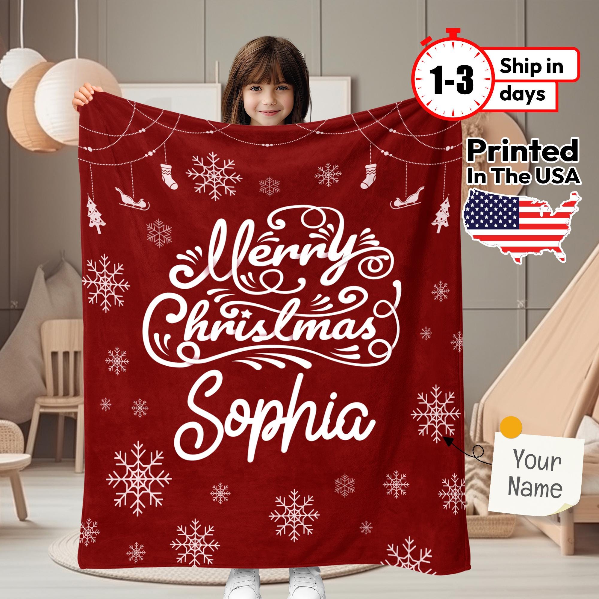 thumbnail image 2 of You Make Me Feel Good And New Merry Christmas To You I Love You, Couple Christmas Blanket Designed By Cherlyn Bullet 2 of 12