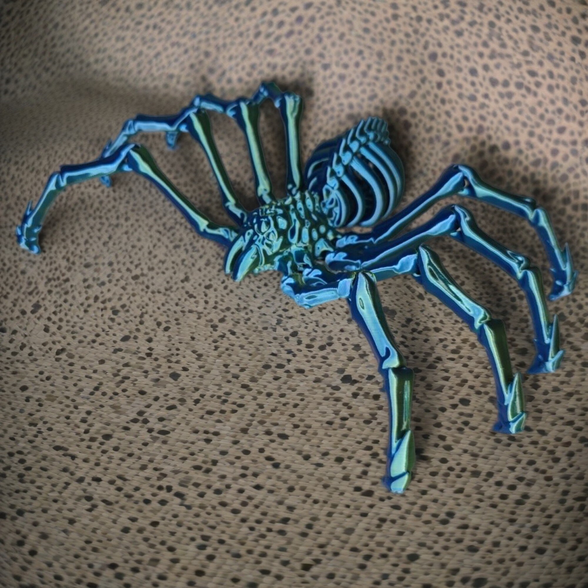 3D Printed Spider, 3D Printed Reptile, Articulated Spider Toy, Fidget ...