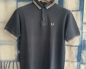 Polo Fred Perry, fabriqué en Angleterre, bleu