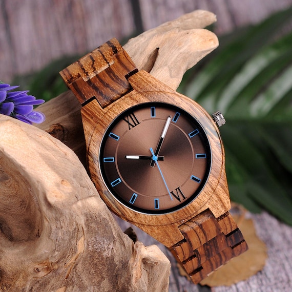 Personalisierte Armbanduhr Holz Gravur Uhr Aus Holz Mit Gravur