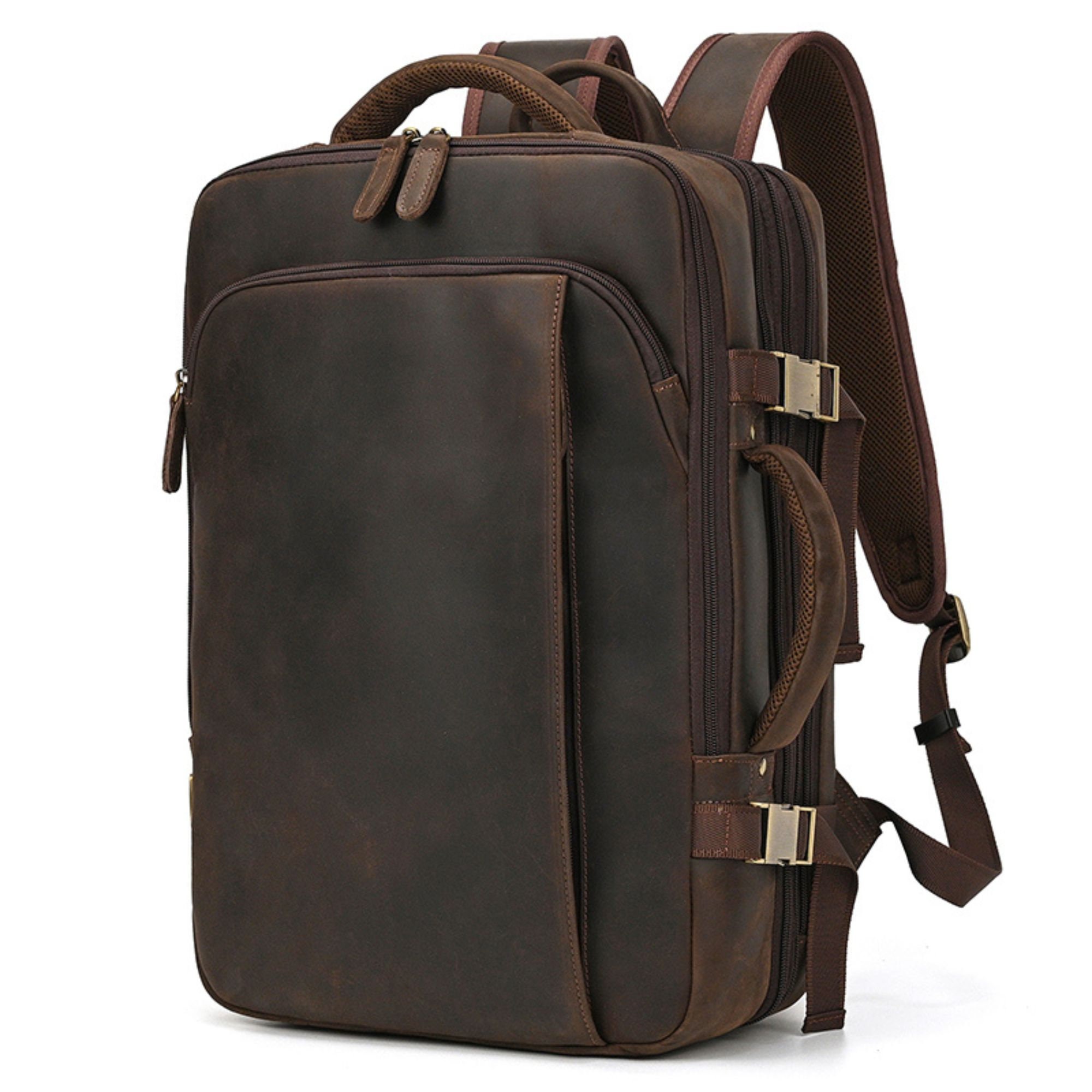 Laptop Backpack Men, Leather Office School Bag, Shoulder backpack, Outdoor Travel Backpack, Personalized handbag, Rucksack for Men, Satchel