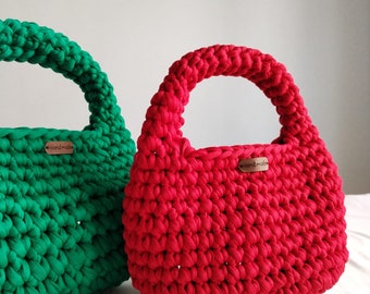 handmade crochet knitted bag,special design hand knitted bag