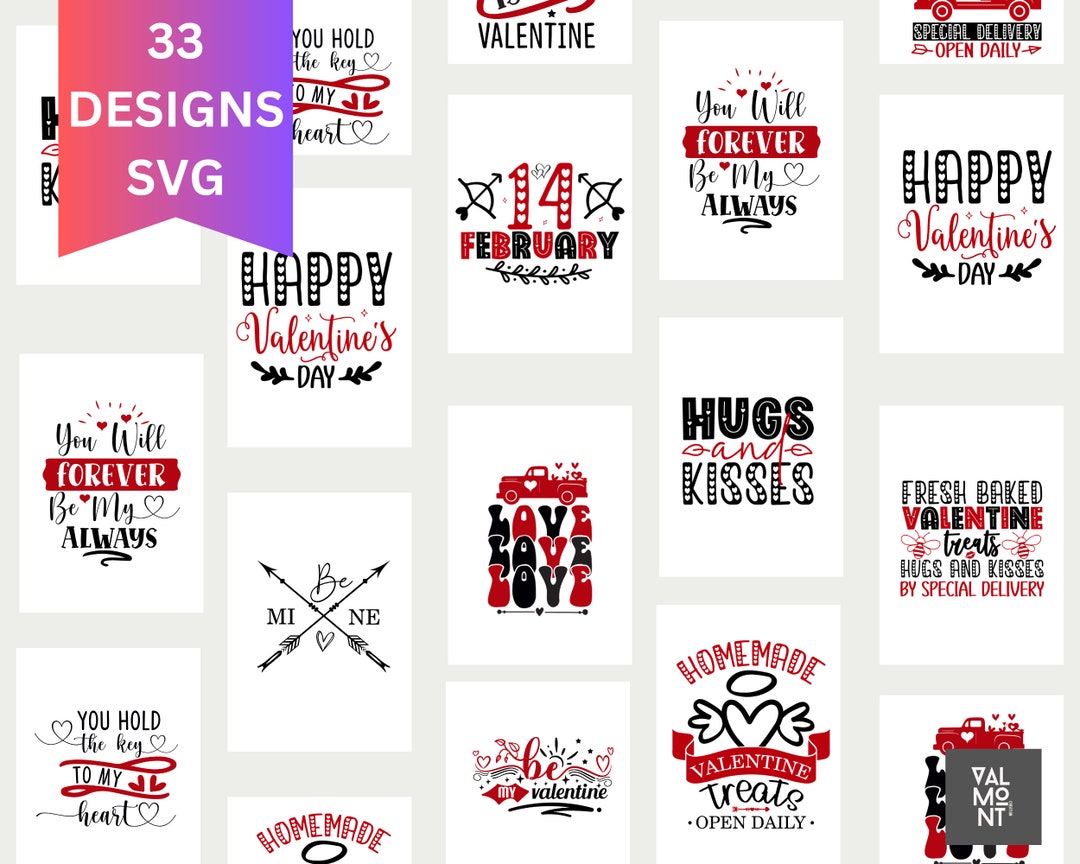 VALENTINE'S DAY SVG Bundle - Etsy