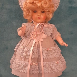 Antique VINTAGE Composition Doll OUR PET 13&quot; Tall 410 Germany