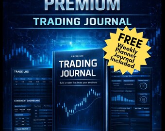 Tablero de diario de trading premium / Forex, criptomonedas e índices