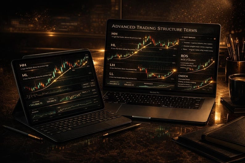 Advanced Market Structure Cheat Sheet | Forex Download - Etsy