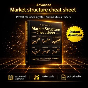 Advanced Market Structure Cheat Sheet | Forex Download - Etsy