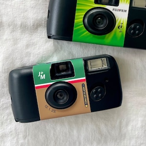 Custom Disposable Camera Sticker Wraps for Fujifilm QuickSnap - Retro Style