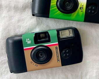 Custom Disposable Camera Sticker Wraps for Fujifilm QuickSnap - Retro Style