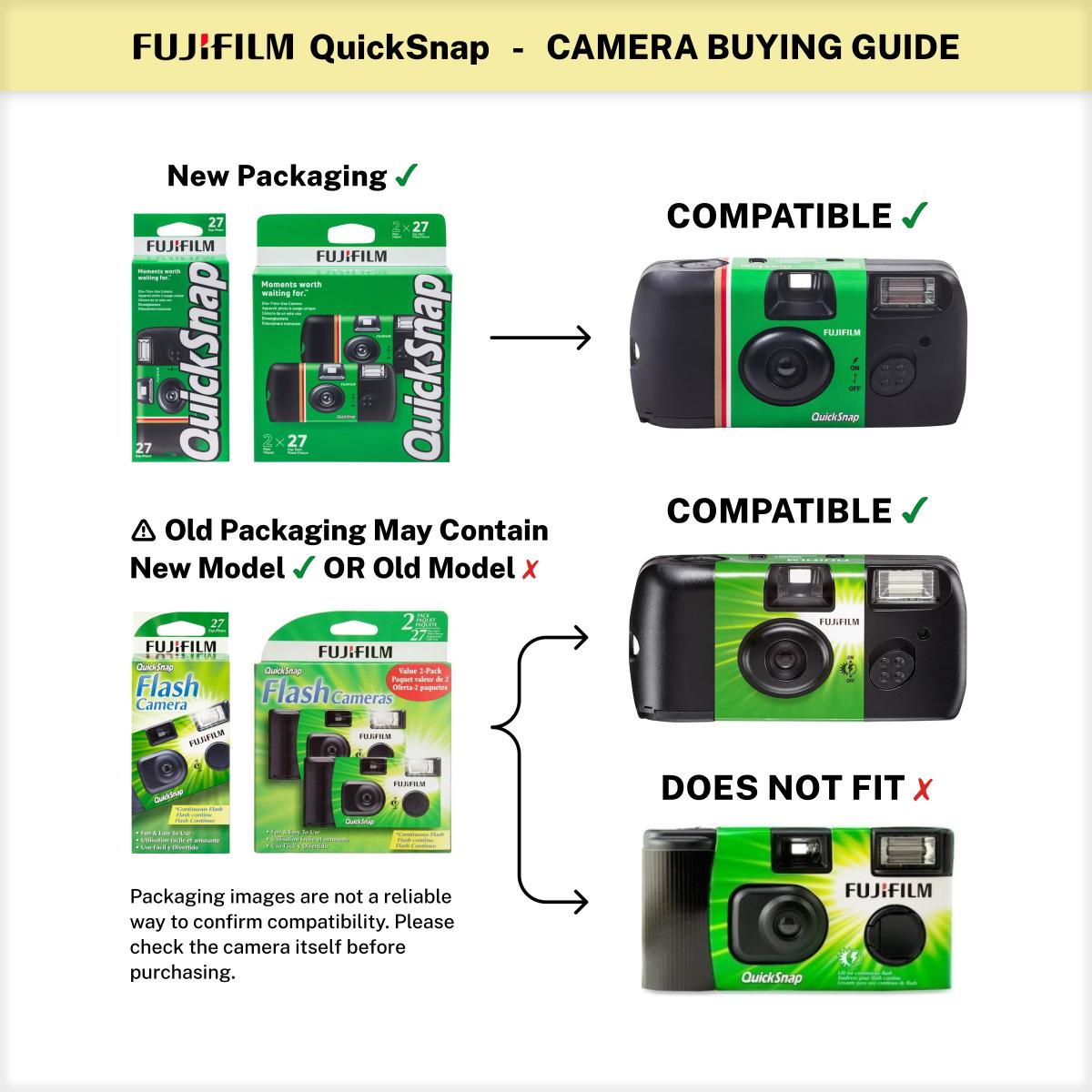 Custom Disposable Camera Sticker Wraps for Fujifilm Quicksnap