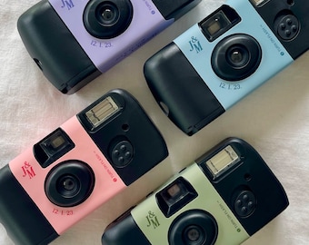 Maßgeschneiderte Einweg-Kamera-Sticker für Fujifilm QuickSnap - Monochromer Stil