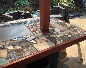 APPROX 20KG | Random Mixed Broken Tiles for Mosaics Crafts Porcelain Ceramic Glass for Arts & Crafts - Mixture of Colours