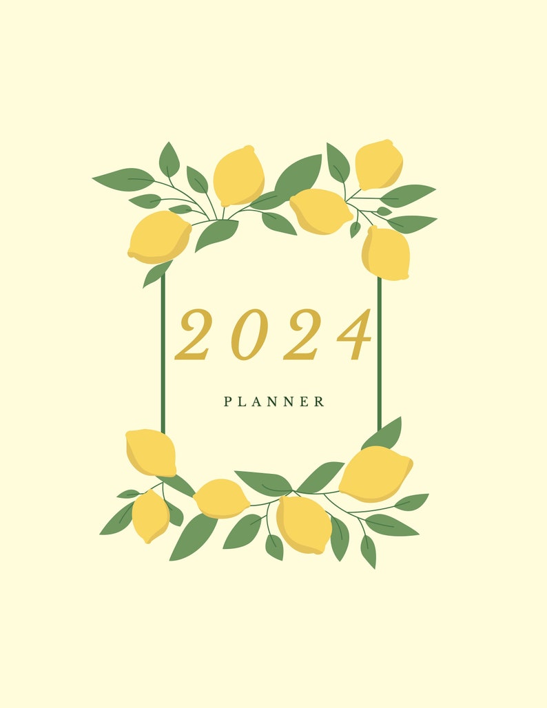2024 DIGITAL PLANNER Etsy