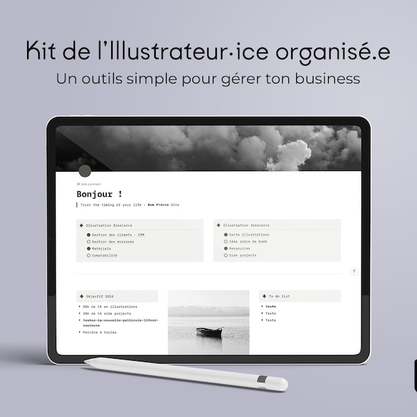 Template Notion - Kit de l’Illustrateur·ice organisé.e