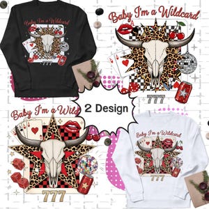 Western Collage Design Png Trendy Cowgirl Wildcard Retro Trending Design Digital Download Casino Dice Playing cards design