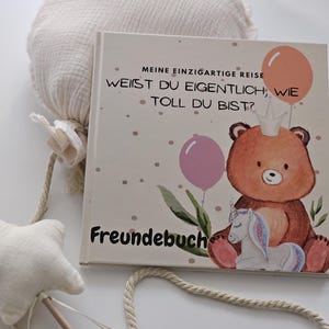 Freundebuch Einhorn inkl. Affirmationskarten | Kindergartenfreunde | Schulfreundebuch | Freundschaftsbuch | Tiere | Freundealbum