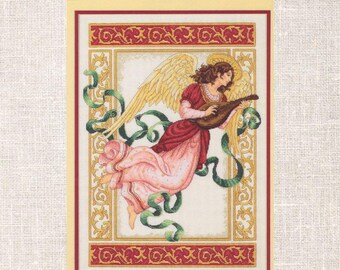 Angelic melody Cross Stitch PDF Pattern White Melody Cross Stitch Pattern  PDF Instant Download