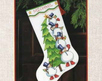 Trimming the Tree Stocking cross stitch pattern Christmas stocking PDF pattern Embroidery Christmas stocking Digital Instant PDF download