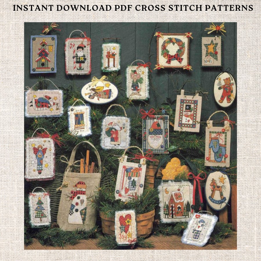 Cross Stitch PDF Pattern Christmas Folk Booklet Cross Stitch Pattern ...