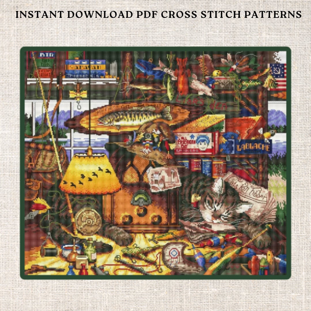 Cross Stitch PDF Pattern Cats Cross Stitch Pattern PDF Instant Download ...