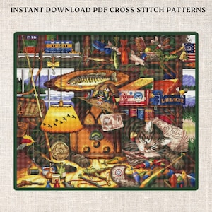 Cross Stitch PDF Pattern Cats Cross Stitch Pattern  PDF Instant Download