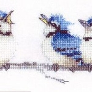 Cross Stitch PDF Pattern Bluebirds Cross Stitch Pattern Instant PDF ...