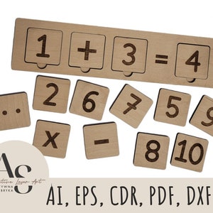 I CAN COUNT to 10 Learning to count Educational puzzle Learning to count "I can count to 10"