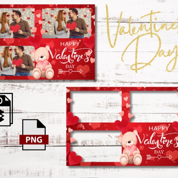 Valentines Day Photo Booth Template