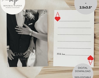 Wedding Guestbook Alternative, Wedding Playing Cards, Personalised guestbook, Personalised playing cards