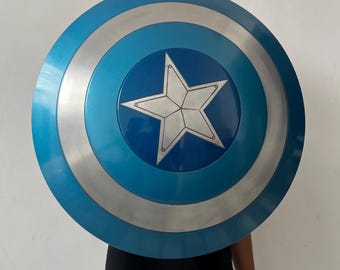 Captain America Shield: 22-Inch Aluminum Metal Prop Replica