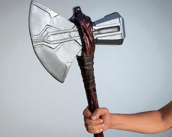 Aluminum Stormbreaker Axe Replica: Handmade Thor Cosplay Prop