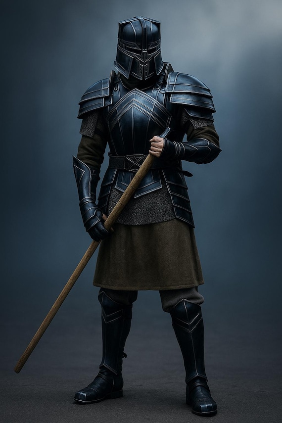 Handmade Dwarven Full Armor Suit: Medieval Knight Cosplay - LARP Gear