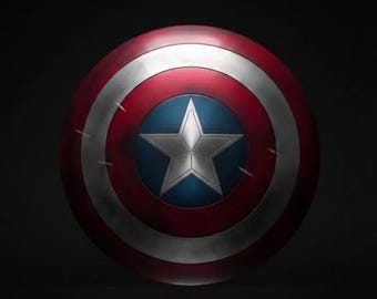 Captain America Aluminium Shield Replica – Battle Damaged or Clean Finish Cosplay Prop