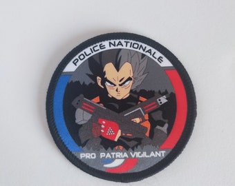 Ecusson velcro, Police Nationale, animé Dragon Ball Z