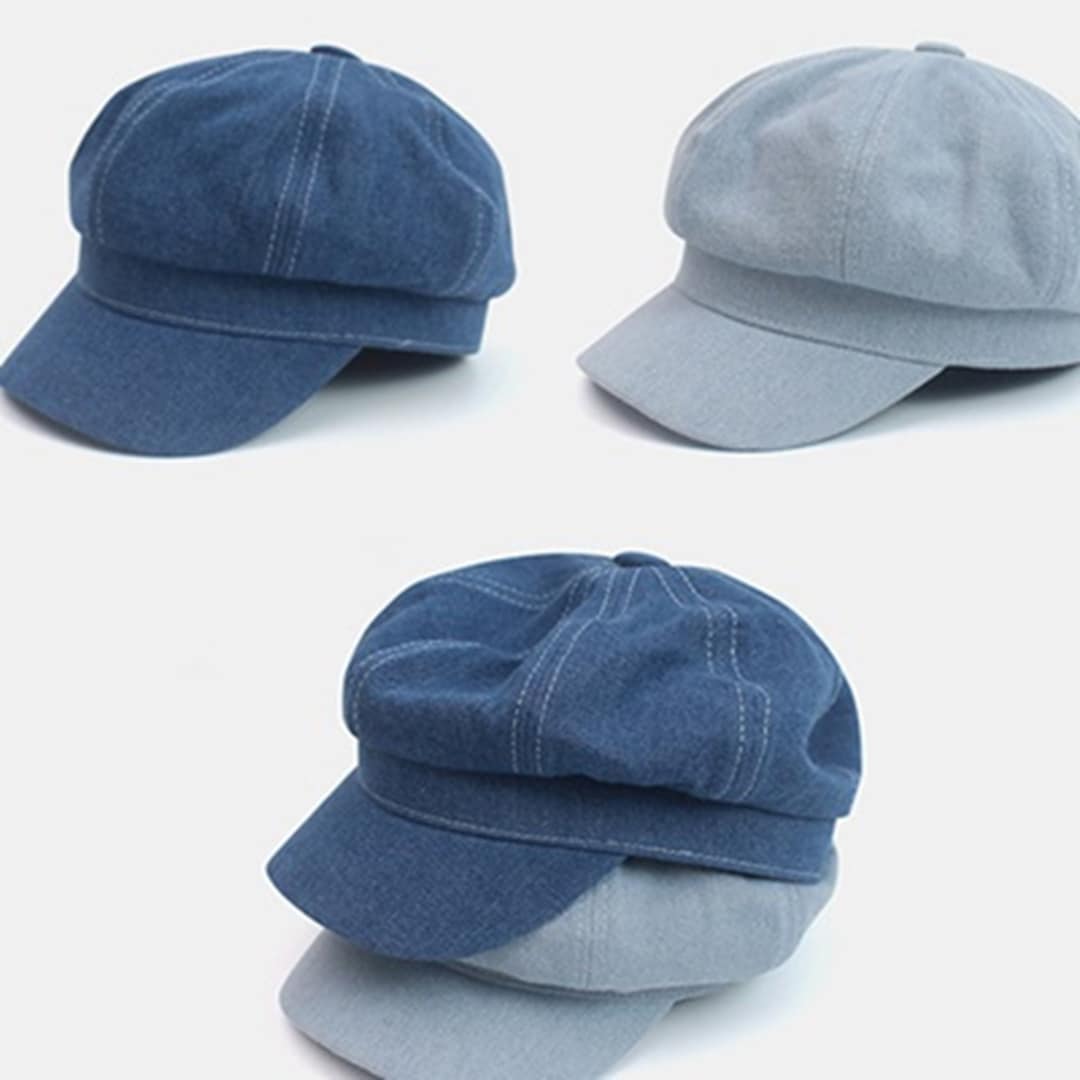 Cotton Flat Cap Winter Ivy Cap Women Winter Cotton Hat Etsy