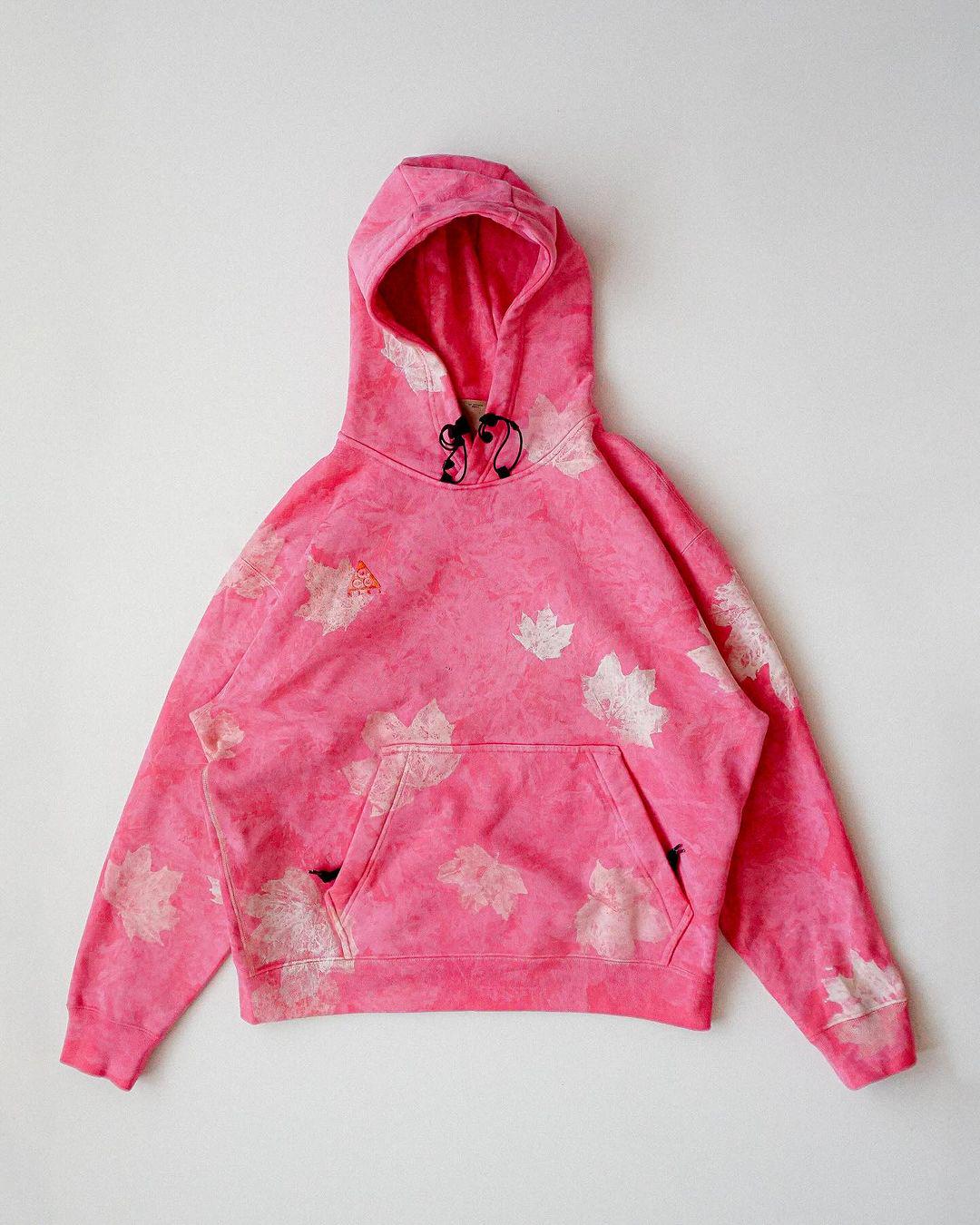 Pink Bleached Hoodie Etsy