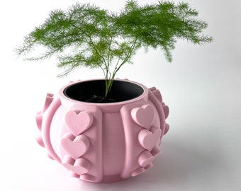 Indoor Planter Pot with Drainage | Unique Geometric 3D Printed | Planter Pot  | Plant Pot | Flower Pot | The Frenor Planter