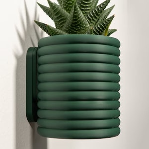 Wall Planter with Hidden Drip Tray - The Wall Poppy | Plant Pot | Flower Pot | Wall Mounted
